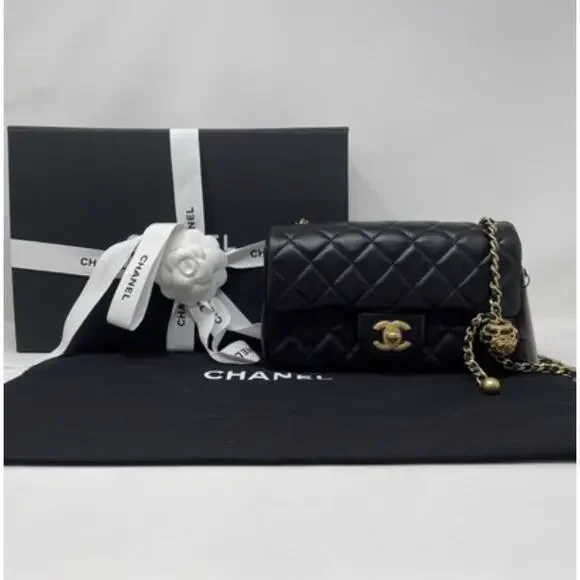 Chanel Mini Rectangle Rectangular Pearl Crush Unused - Picture 2 of 13